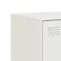 Aparador de acero blanco 99x39x73 cm de vidaXL, Aparadores - Ref: Foro24-841726, Precio: 157,03 €, Descuento: %