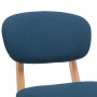 Taburetes de cocina 2 unidades tela azul de vidaXL, Taburetes de cocina - Ref: Foro24-289371, Precio: 166,94 €, Descuento: %