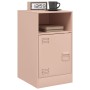 Mesitas de noche 2 unidades acero rosa 34,5x39x62 cm de vidaXL, Mesitas de noche - Ref: Foro24-841766, Precio: 96,45 €, Descu...