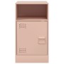 Mesitas de noche 2 unidades acero rosa 34,5x39x62 cm de vidaXL, Mesitas de noche - Ref: Foro24-841766, Precio: 96,45 €, Descu...