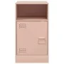 Mesitas de noche 2 unidades acero rosa 34,5x39x62 cm by vidaXL, Nightstands - Ref: Foro24-841766, Price: 95,51 €, Discount: %