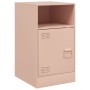 Mesitas de noche 2 unidades acero rosa 34,5x39x62 cm de vidaXL, Mesitas de noche - Ref: Foro24-841766, Precio: 96,45 €, Descu...
