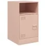 Mesitas de noche 2 unidades acero rosa 34,5x39x62 cm by vidaXL, Nightstands - Ref: Foro24-841766, Price: 95,51 €, Discount: %