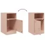 Mesitas de noche 2 unidades acero rosa 34,5x39x62 cm by vidaXL, Nightstands - Ref: Foro24-841766, Price: 95,51 €, Discount: %