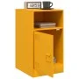 Mesitas de noche 2 uds acero amarillo mostaza 34,5x39x62 cm de vidaXL, Mesitas de noche - Ref: Foro24-841770, Precio: 94,96 €...