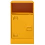 Mesitas de noche 2 uds acero amarillo mostaza 34,5x39x62 cm de vidaXL, Mesitas de noche - Ref: Foro24-841770, Precio: 95,92 €...
