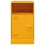 Mesitas de noche 2 uds acero amarillo mostaza 34,5x39x62 cm de vidaXL, Mesitas de noche - Ref: Foro24-841770, Precio: 94,96 €...