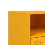 Mesitas de noche 2 uds acero amarillo mostaza 34,5x39x62 cm de vidaXL, Mesitas de noche - Ref: Foro24-841770, Precio: 94,96 €...