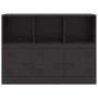 Aparador de acero negro 99x39x73 cm de vidaXL, Aparadores - Ref: Foro24-841787, Precio: 146,71 €, Descuento: %