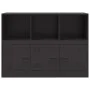 Aparador de acero negro 99x39x73 cm de vidaXL, Aparadores - Ref: Foro24-841787, Precio: 144,84 €, Descuento: %