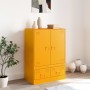 Aparador de acero amarillo mostaza 67x39x95 cm de vidaXL, Aparadores - Ref: Foro24-841808, Precio: 173,66 €, Descuento: %