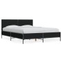 Estructura de cama madera de ingeniería y metal negro 140x200cm de vidaXL, Camas y somieres - Ref: Foro24-3279997, Precio: 15...