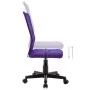 Silla de oficina de tela de malla morada 44x52x100 cm de vidaXL, Sillas de oficina - Ref: Foro24-289517, Precio: 69,90 €, Des...