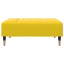 Reposapiés de terciopelo amarillo 77x55x31 cm de vidaXL, Otomanas - Ref: Foro24-4007397, Precio: 78,19 €, Descuento: %