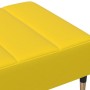 Reposapiés de terciopelo amarillo 77x55x31 cm de vidaXL, Otomanas - Ref: Foro24-4007397, Precio: 78,19 €, Descuento: %