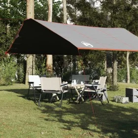 Lona de camping impermeable gris y naranja 420x440 cm de vidaXL, Tiendas de campaña - Ref: Foro24-94678, Precio: 66,40 €, Des...