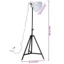Lámpara de pie blanco 25 W E27 61x61x90/150 cm de vidaXL, Lámparas - Ref: Foro24-371865, Precio: 72,79 €, Descuento: %