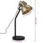 Lámpara de escritorio latón vintage 25 W E27 17x17x60 cm by vidaXL, Lamps - Ref: Foro24-371884, Price: 67,77 €, Discount: %