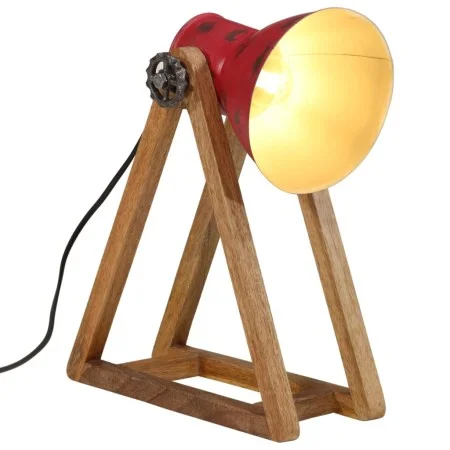 Lámpara de escritorio rojo desgastado 25 W E27 30x17x40 cm by vidaXL, Lamps - Ref: Foro24-371903, Price: 30,38 €, Discount: %