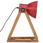 Lámpara de escritorio rojo desgastado 25 W E27 30x17x40 cm de vidaXL, Lámparas - Ref: Foro24-371903, Precio: 30,67 €, Descuen...