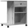 Soporte para impresora con ruedas gris Sonoma 60x40x68,5 cm de vidaXL, Soportes para impresoras - Ref: Foro24-840644, Precio:...