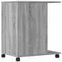 Soporte para impresora con ruedas gris Sonoma 60x40x68,5 cm de vidaXL, Soportes para impresoras - Ref: Foro24-840644, Precio:...