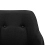 Silla mecedora de tela negra de vidaXL, Mecedoras - Ref: Foro24-289533, Precio: 109,63 €, Descuento: %