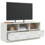 Mueble para TV de acero blanco 99x39x44 cm de vidaXL, Muebles TV - Ref: Foro24-841738, Precio: 98,52 €, Descuento: %