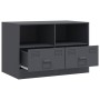 Muebles para TV 2 unidades acero gris antracita 67x39x44 cm de vidaXL, Muebles TV - Ref: Foro24-841744, Precio: 131,14 €, Des...