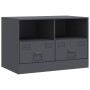 Muebles para TV 2 unidades acero gris antracita 67x39x44 cm de vidaXL, Muebles TV - Ref: Foro24-841744, Precio: 131,14 €, Des...
