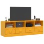 Muebles para TV 2 unidades acero amarillo mostaza 67x39x44 cm de vidaXL, Muebles TV - Ref: Foro24-841746, Precio: 131,14 €, D...