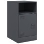 Mesita de noche acero gris antracita 34,5x39x62 cm de vidaXL, Mesitas de noche - Ref: Foro24-841767, Precio: 61,27 €, Descuen...