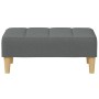 Reposapiés de tela gris oscuro 77x55x31 cm de vidaXL, Otomanas - Ref: Foro24-4007363, Precio: 76,90 €, Descuento: %