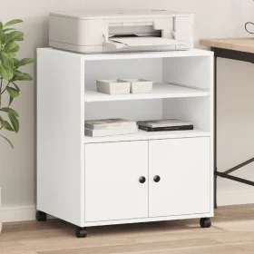 Soporte para impresora con ruedas blanco 60x48x74 cm de vidaXL, Soportes para impresoras - Ref: Foro24-840632, Precio: 91,33 ...