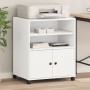 Soporte para impresora con ruedas blanco 60x48x74 cm de vidaXL, Soportes para impresoras - Ref: Foro24-840632, Precio: 92,76 ...