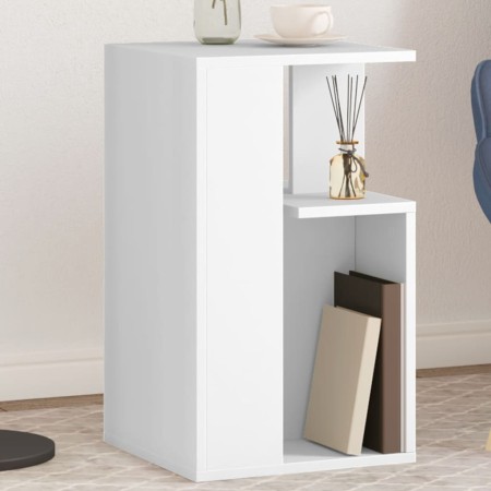 Mesa auxiliar madera de ingeniería blanco 35x35x60 cm de vidaXL, Mesas de centro - Ref: Foro24-840737, Precio: 37,04 €, Descu...