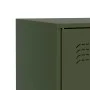 Aparador de acero verde oliva 67x39x83 cm de vidaXL, Aparadores - Ref: Foro24-841683, Precio: 186,98 €, Descuento: %