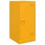 Aparador de acero amarillo mostaza 34,5x39x73 cm de vidaXL, Aparadores - Ref: Foro24-841712, Precio: 61,92 €, Descuento: %