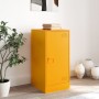 Aparador de acero amarillo mostaza 34,5x39x73 cm de vidaXL, Aparadores - Ref: Foro24-841712, Precio: 62,86 €, Descuento: %