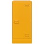Aparador de acero amarillo mostaza 34,5x39x73 cm de vidaXL, Aparadores - Ref: Foro24-841712, Precio: 62,86 €, Descuento: %