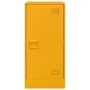 Aparador de acero amarillo mostaza 34,5x39x73 cm de vidaXL, Aparadores - Ref: Foro24-841712, Precio: 61,92 €, Descuento: %