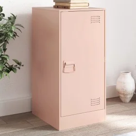 Aparador de acero rosa 34,5x39x73 cm de vidaXL, Aparadores - Ref: Foro24-841710, Precio: 69,20 €, Descuento: %