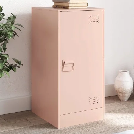 Aparador de acero rosa 34,5x39x73 cm de vidaXL, Aparadores - Ref: Foro24-841710, Precio: 69,20 €, Descuento: %