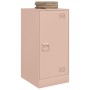 Aparador de acero rosa 34,5x39x73 cm de vidaXL, Aparadores - Ref: Foro24-841710, Precio: 69,95 €, Descuento: %