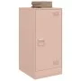 Aparador de acero rosa 34,5x39x73 cm de vidaXL, Aparadores - Ref: Foro24-841710, Precio: 69,20 €, Descuento: %