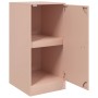 Aparador de acero rosa 34,5x39x73 cm de vidaXL, Aparadores - Ref: Foro24-841710, Precio: 69,95 €, Descuento: %