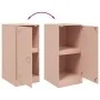 Aparador de acero rosa 34,5x39x73 cm de vidaXL, Aparadores - Ref: Foro24-841710, Precio: 69,20 €, Descuento: %