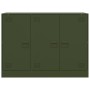 Aparador de acero verde oliva 99x39x73 cm de vidaXL, Aparadores - Ref: Foro24-841725, Precio: 171,42 €, Descuento: %