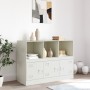 Aparador de acero blanco 99x39x73 cm de vidaXL, Aparadores - Ref: Foro24-841792, Precio: 142,38 €, Descuento: %