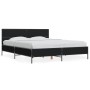 Estructura de cama madera de ingeniería y metal negro 150x200cm de vidaXL, Camas y somieres - Ref: Foro24-3280002, Precio: 15...